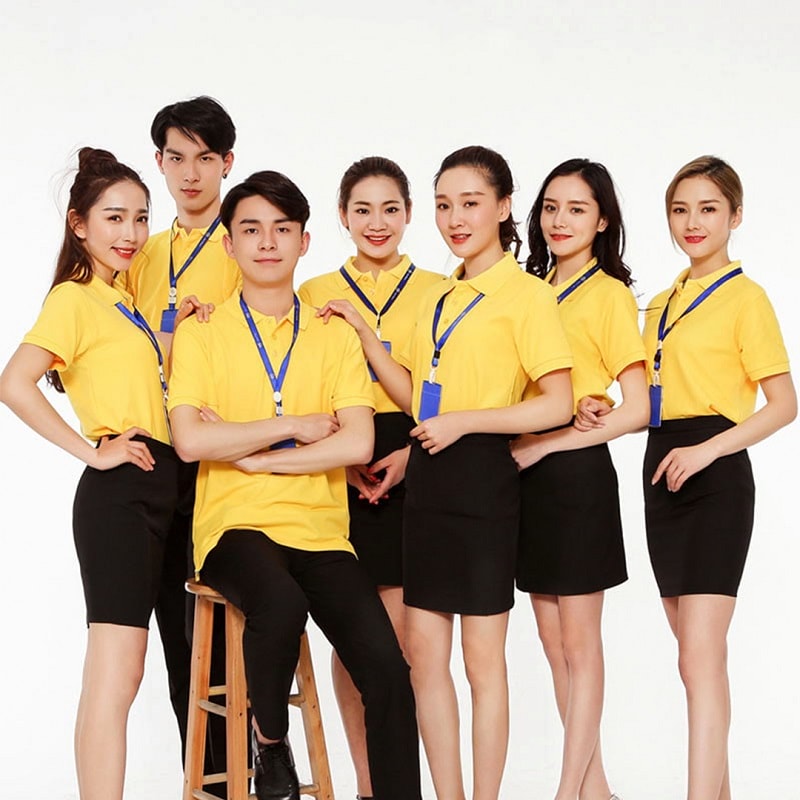 may dong phuc theo xu huong thiet ke ao phong moi nhat 